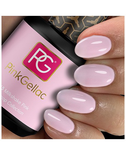 Pink Gellac 265 Milkshake Pink Rosa Color Esmalte Gel Permanente