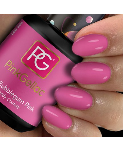 Pink Gellac 212 Bubblegum Pink Rosa Color Esmalte Gel Permanente