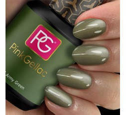 Esmalte en verde militar.