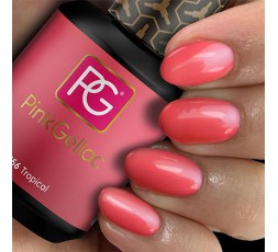 El esmalte de gel 156 Tropical de Pink Gellac es un color que dará un toque alegre como complemento a tu look.