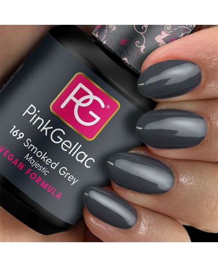 Pink Gellac 169 Smoked Grey Gris Color de pintauñas permanente