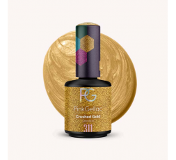 No hay color más festivo para las uñas que el dorado.