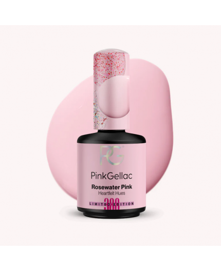 Pink Gellac 388 Rosewater Pink Color Esmalte en gel permanente