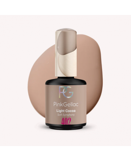 Pink Gellac 402 Light Cocoa Color Esmalte en Gel Permanente