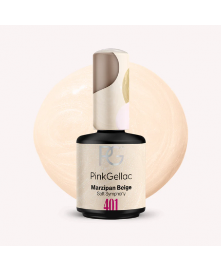 Pink Gellac 401 Marzipan Beige Color Esmalte en Gel Permanente