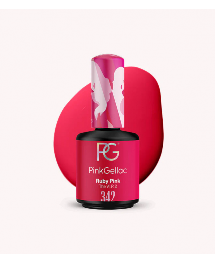 Pink Gellac 342 Ruby Pink Color Esmalte en Gel Permanente