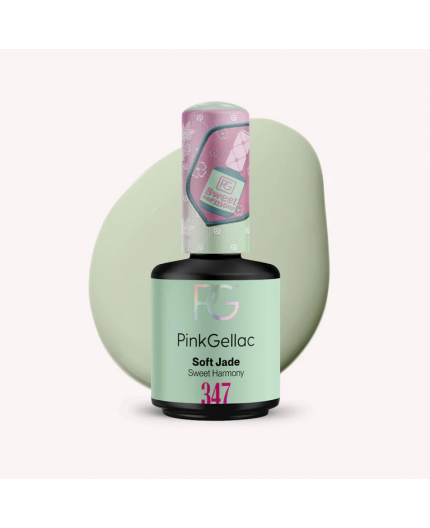 Pink Gellac 347 Soft Jade Color Esmalte Gel Permanente