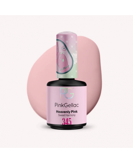 Pink Gellac 345 Heavenly Pink Color Esmalte Gel Permanente