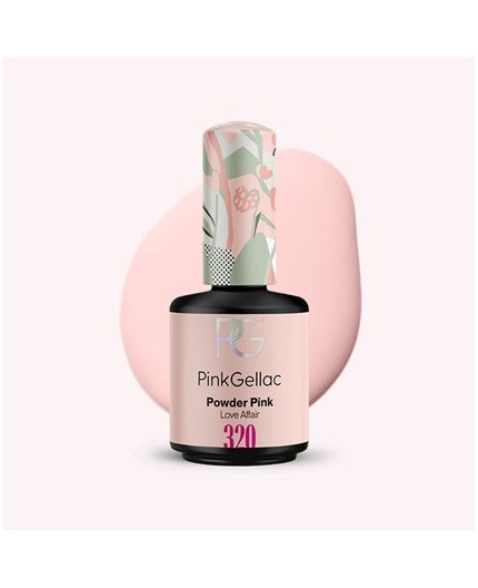 Pink Gellac 320 Powder Pink Rosa Color Esmalte Gel Permanente