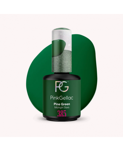 Pink Gellac 385 Pine Green Color Esmalte Gel Permanente