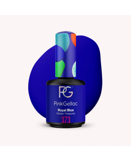 Pink Gellac 373 Royal Blue Color Esmalte Gel Permanente