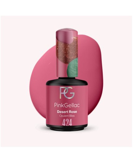 Pink Gellac 424 Desert Rose Color Esmalte Gel Permanente