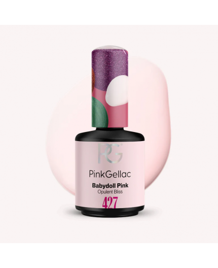 Pink Gellac 427 Babydoll Pink Color Esmalte Gel Permanente