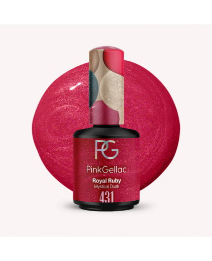 Pink Gellac 431 Royal Ruby Color Esmalte Gel Permanente