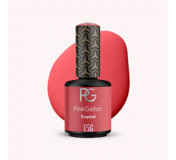 El esmalte de gel 156 Tropical de Pink Gellac es un color que dará un toque alegre como complemento a tu look.