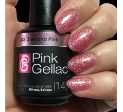 Pink Gellac 237 Pearly Pink es un color rosa muy dulce con un brillo perla.