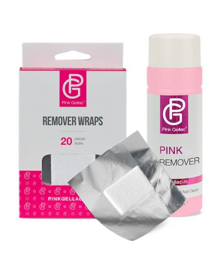 Kit Quitaesmalte Remover Pink Gellac